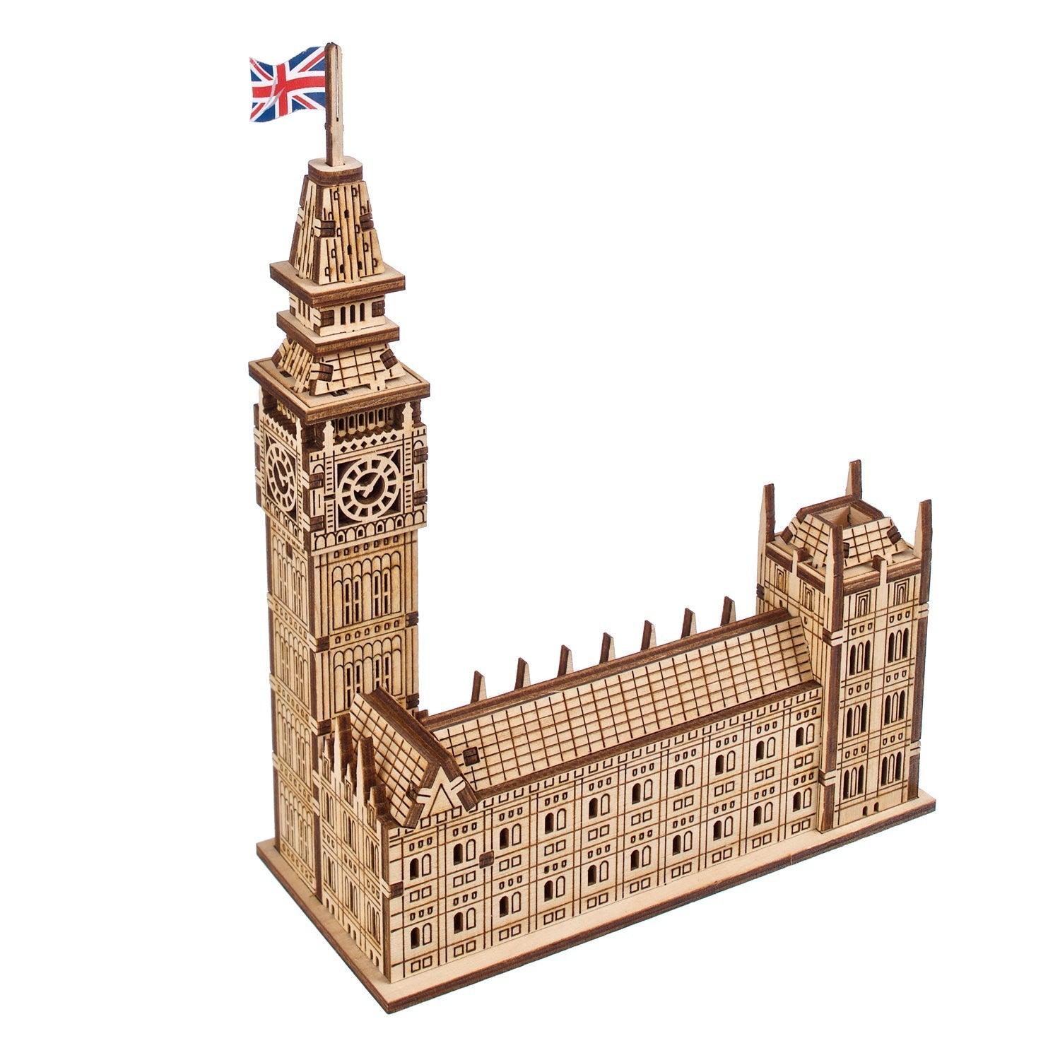 ugears-big-ben-kit-di-modellismo-in-legno-serie-easy-gears image 3