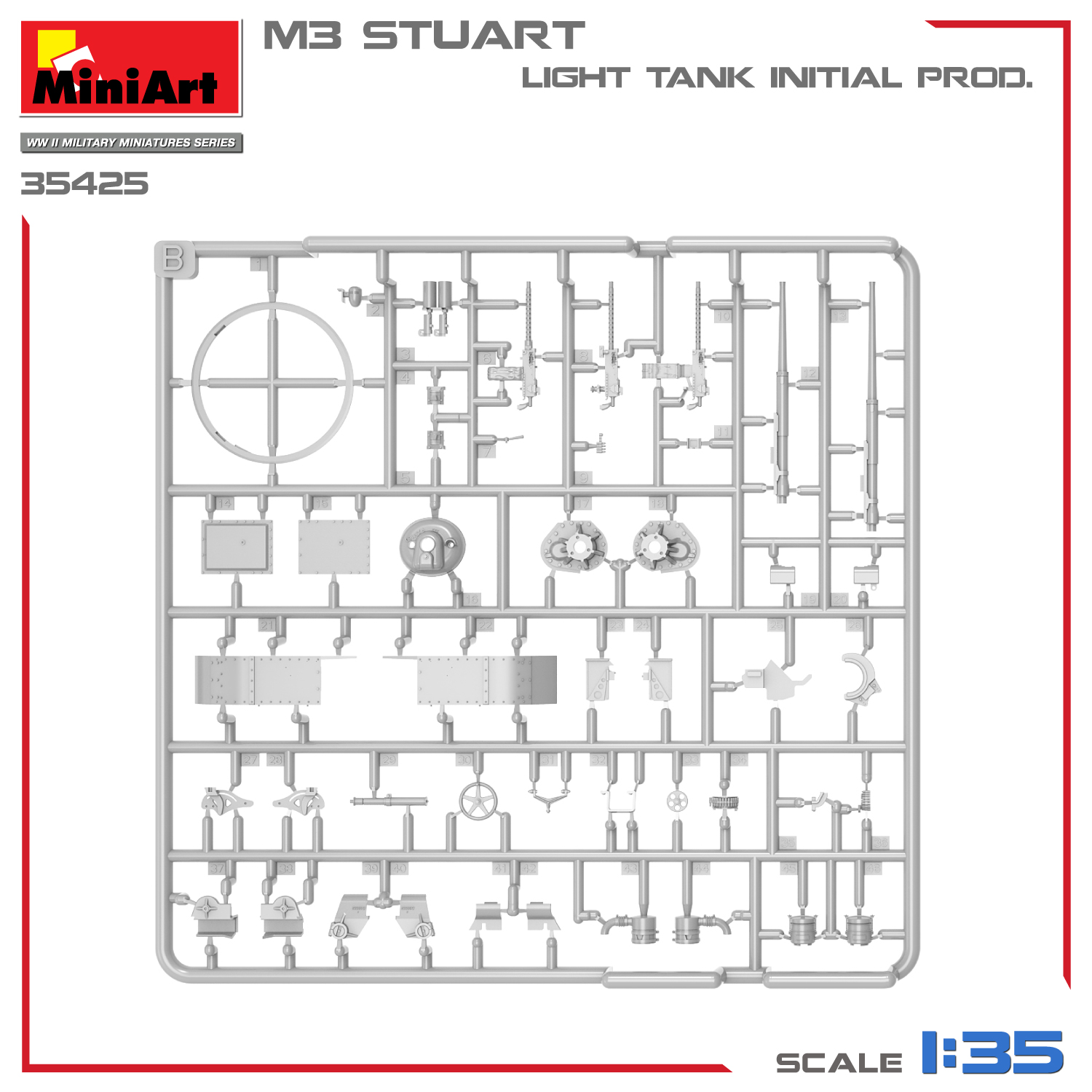 ak-interactive-1-35-m3-stuart-light-tank-initial-prod image 3