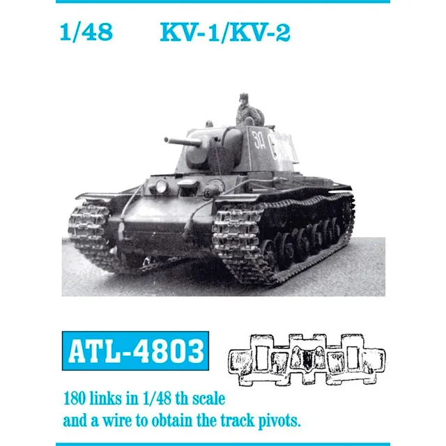 ak-interactive-cingoli-metallici-1-48-per-kv-1-kv-2-set-di-modellismo image 1