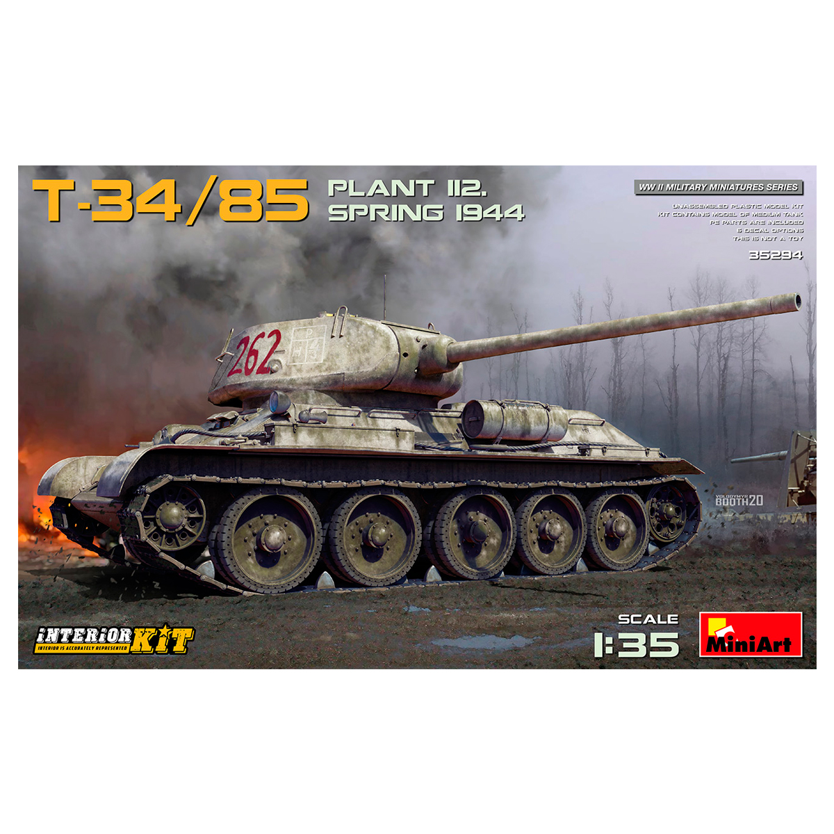 ak-interactive-kit-modellismo-1-35-t-34-85-stabilimento-112-primavera-1944-con-i image 1