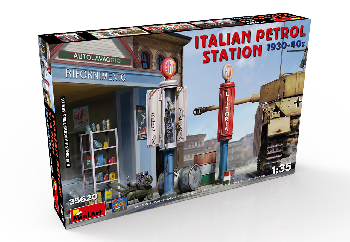 ak-interactive-stazione-di-servizio-italiana-1930-40-diorama-scala-1-35 image 2