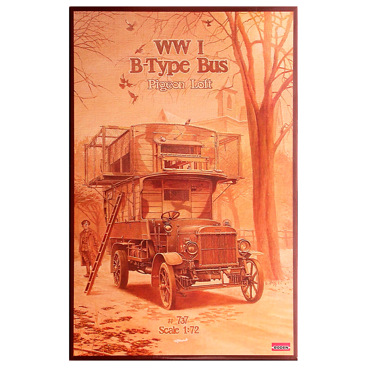 ak-interactive-1-72-wwi-type-b-bus-pigeon-loft-kit-di-modellismo image 1