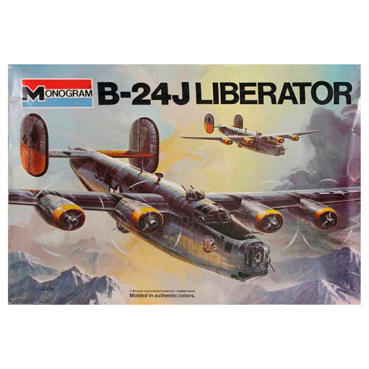 ak-interactive-1-48-b-24j-liberator-scatola-danneggiata image 1
