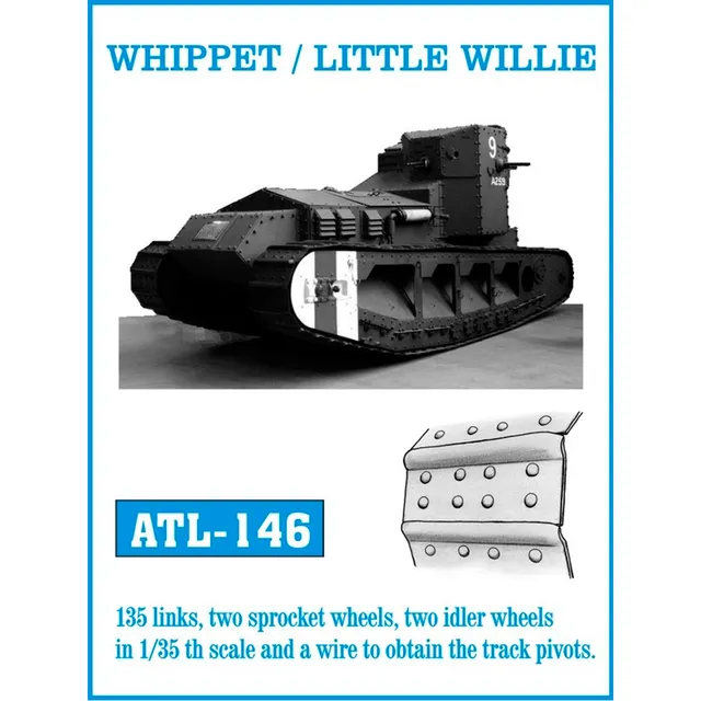 ak-interactive-1-35-metal-tracks-per-whippet-little-willie image 1
