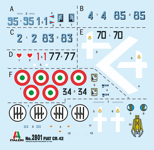 ak-interactive-1-48-fiat-cr-42-falco-kit-modello-aereo-da-costruire-e-dipingere image 2