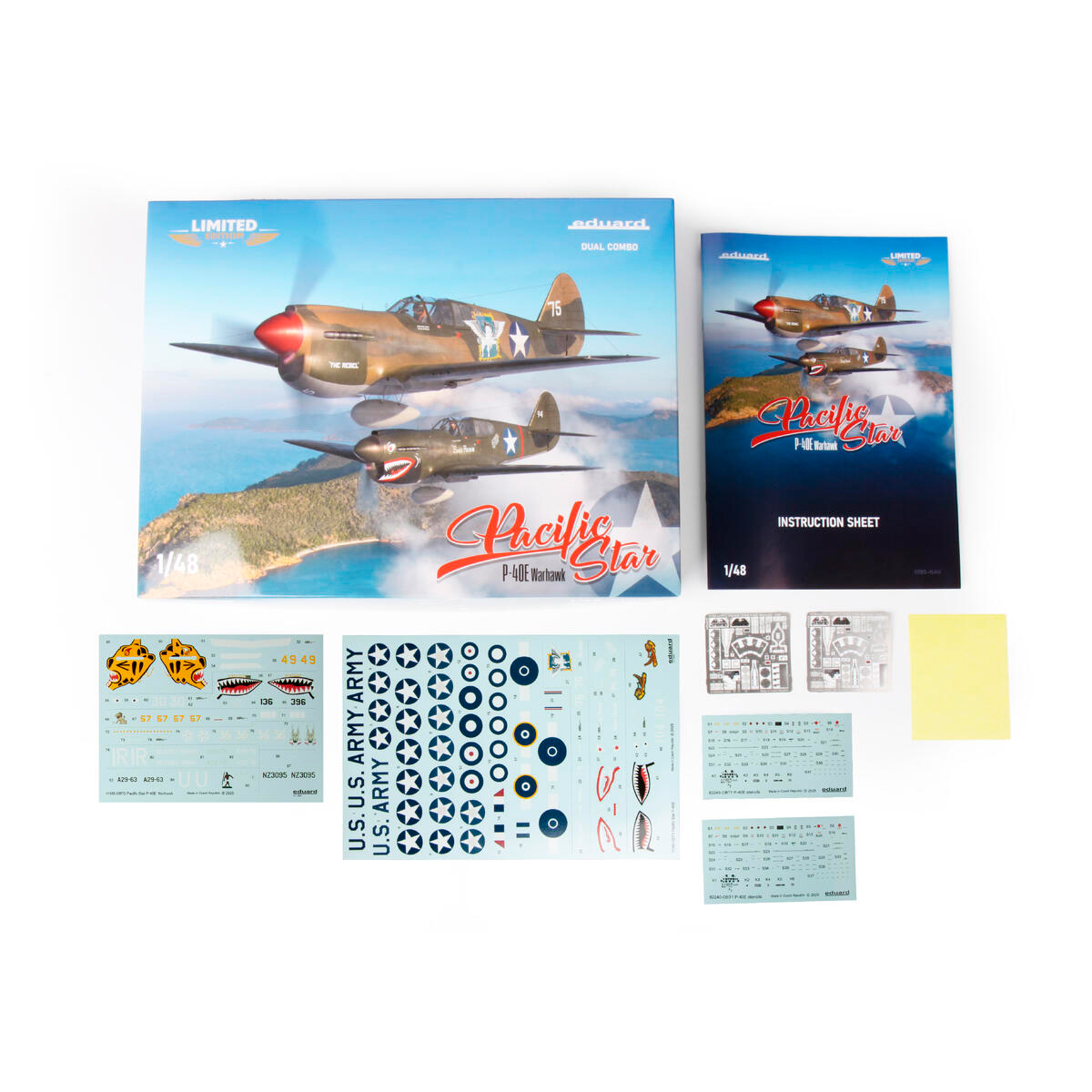 ak-interactive-pacific-star-p-40e-warhawk-dual-combo-1-48-doppio-kit-caccia image 3