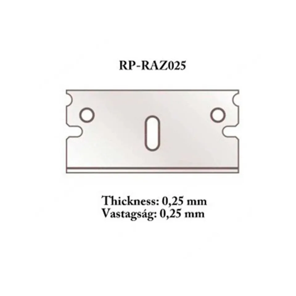 ak-interactive-cuchilla-razor-0-25-mm-per-ingletadora-lama-di-ricambio-5-pezzi image 1