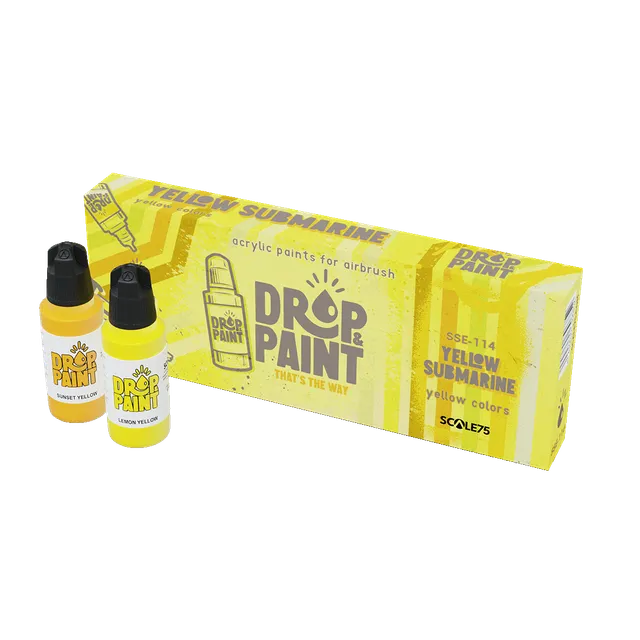 scale75-yellow-submarine-drop-paint-acrilico-per-aerografo image 1