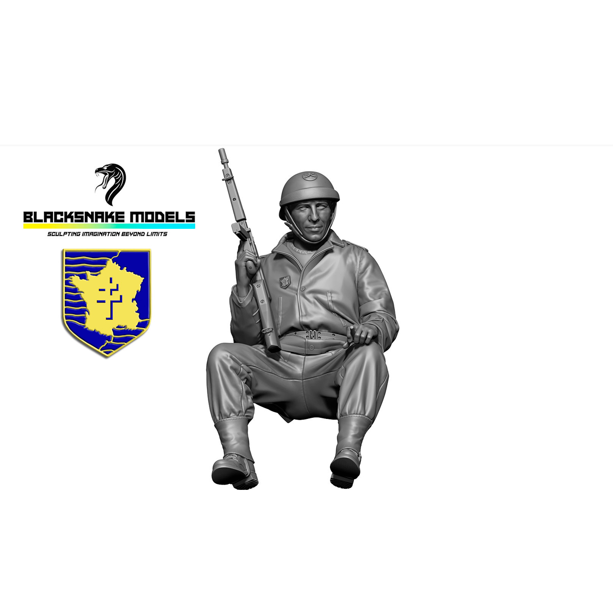 ak-interactive-general-leclerc-s-escort-figura-1-35-divisione-corazzata-leclerc image 1