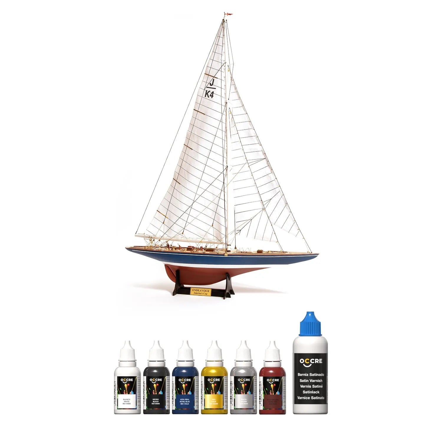 occre-pack-colori-acrilici-endeavour-america-s-cup-set-7-vasetti image 2