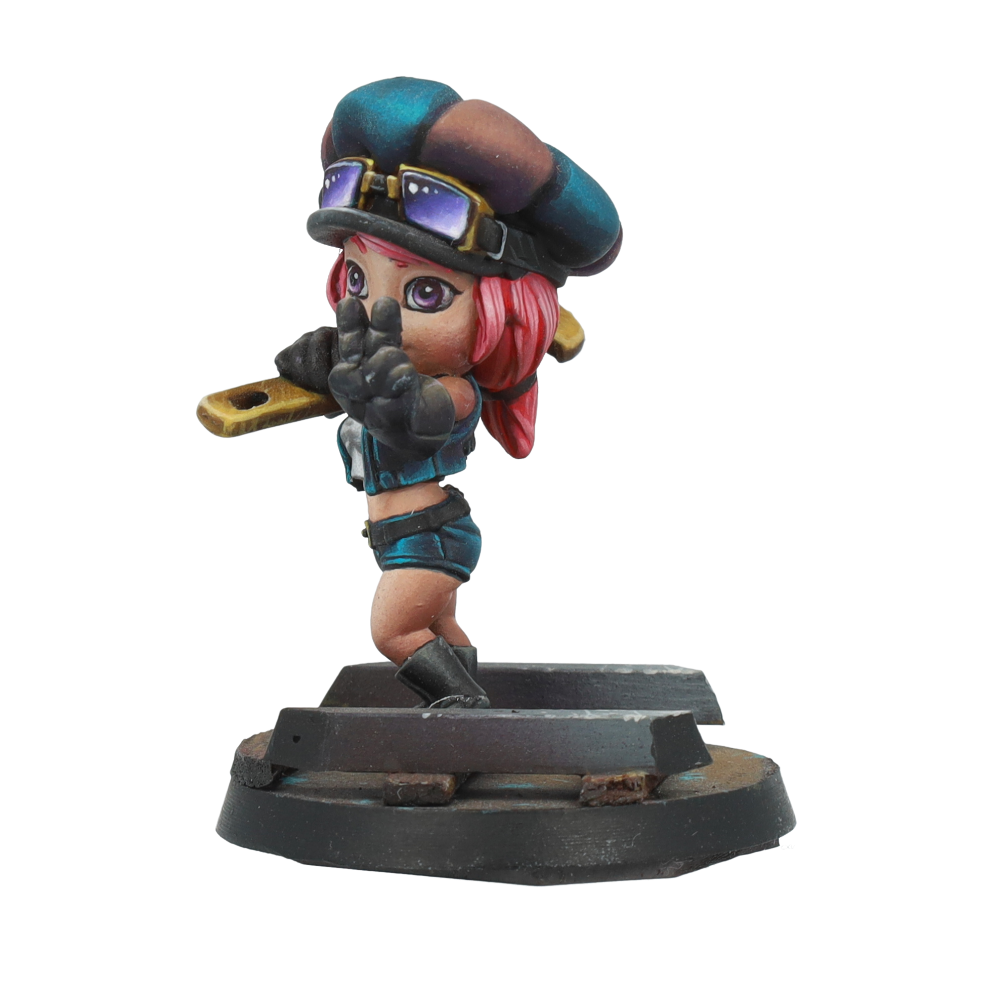 scale75-patty-wrench-the-smog-riders-chibi-miniatura-35mm-in-resina image 7