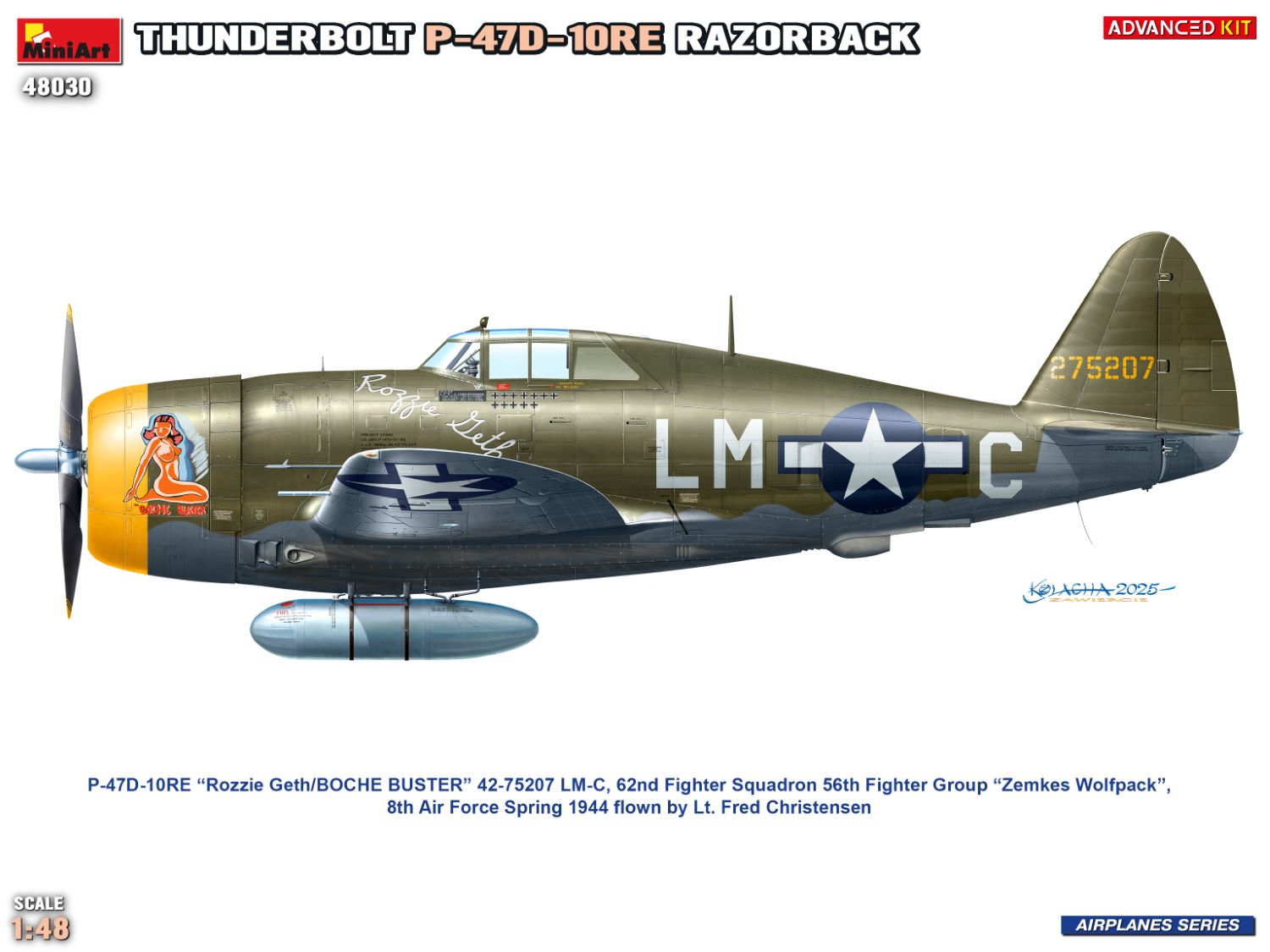 ak-interactive-1-48-thunderbolt-p-47d-10re-razorback-advanced-kit image 6