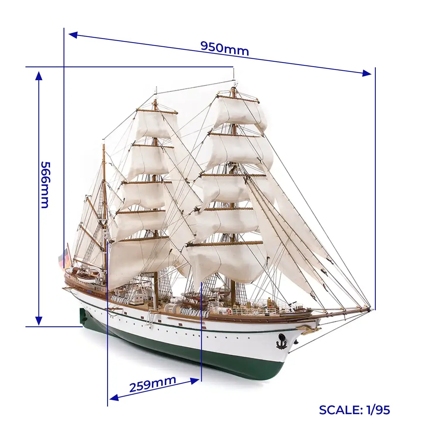 occre-gorch-fock-kit-modellismo-navale-nave-scuola image 3