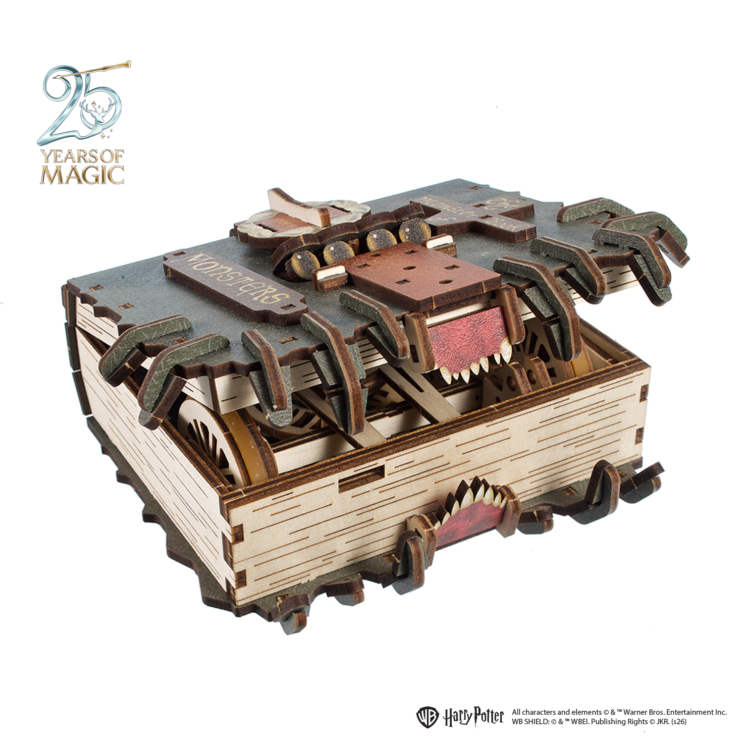 ugears-the-monster-book-of-monsters-puzzle-3d-in-legno-harry-potter-serie-harry- image 2