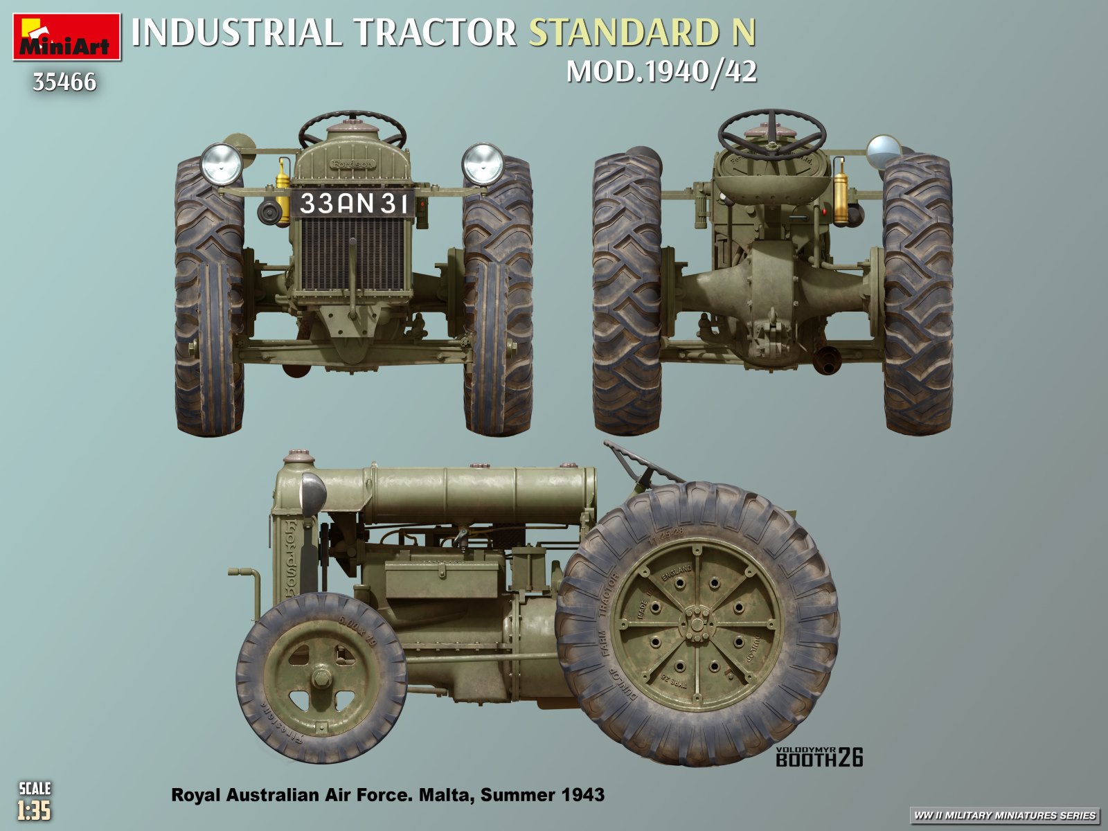 ak-interactive-1-35-standard-n-industrial-tractor-mod-1940-42-kit-modellismo image 3