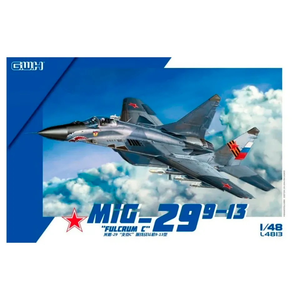 ak-interactive-mig-29-9-13-fulcrum-c-in-scala-1-48-kit-aereo-da-costruire image 1