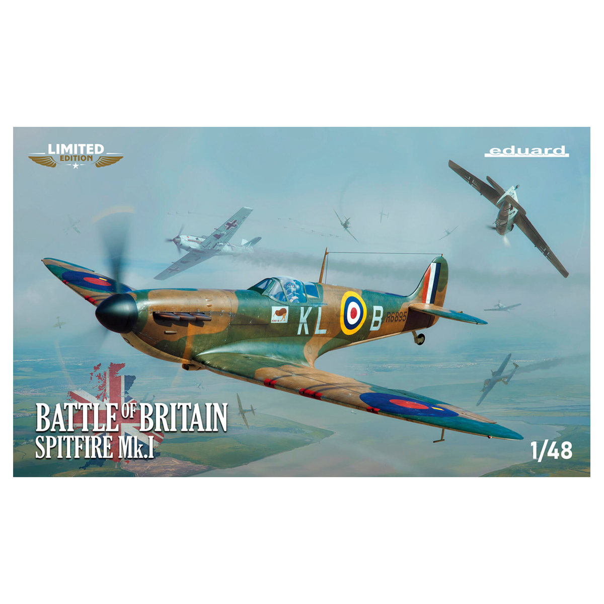 ak-interactive-1-48-battle-of-britain-spitfire-mk-i image 1