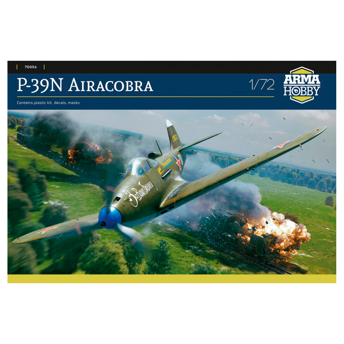 ak-interactive-1-72-bell-p-39-n-airacobra-kit-di-modellismo image 1