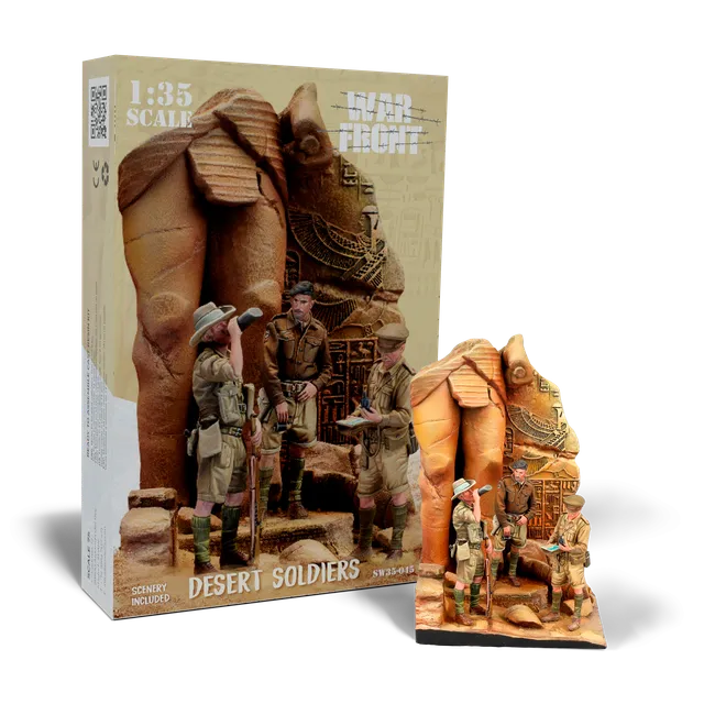 scale75-warfront-desert-rats-1-35-miniatura-militare-in-resina-da-montare-e-dipi image 1