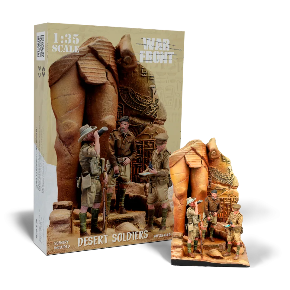 scale75-warfront-desert-rats-1-35-miniatura-militare-in-resina-da-montare-e-dipi image 1