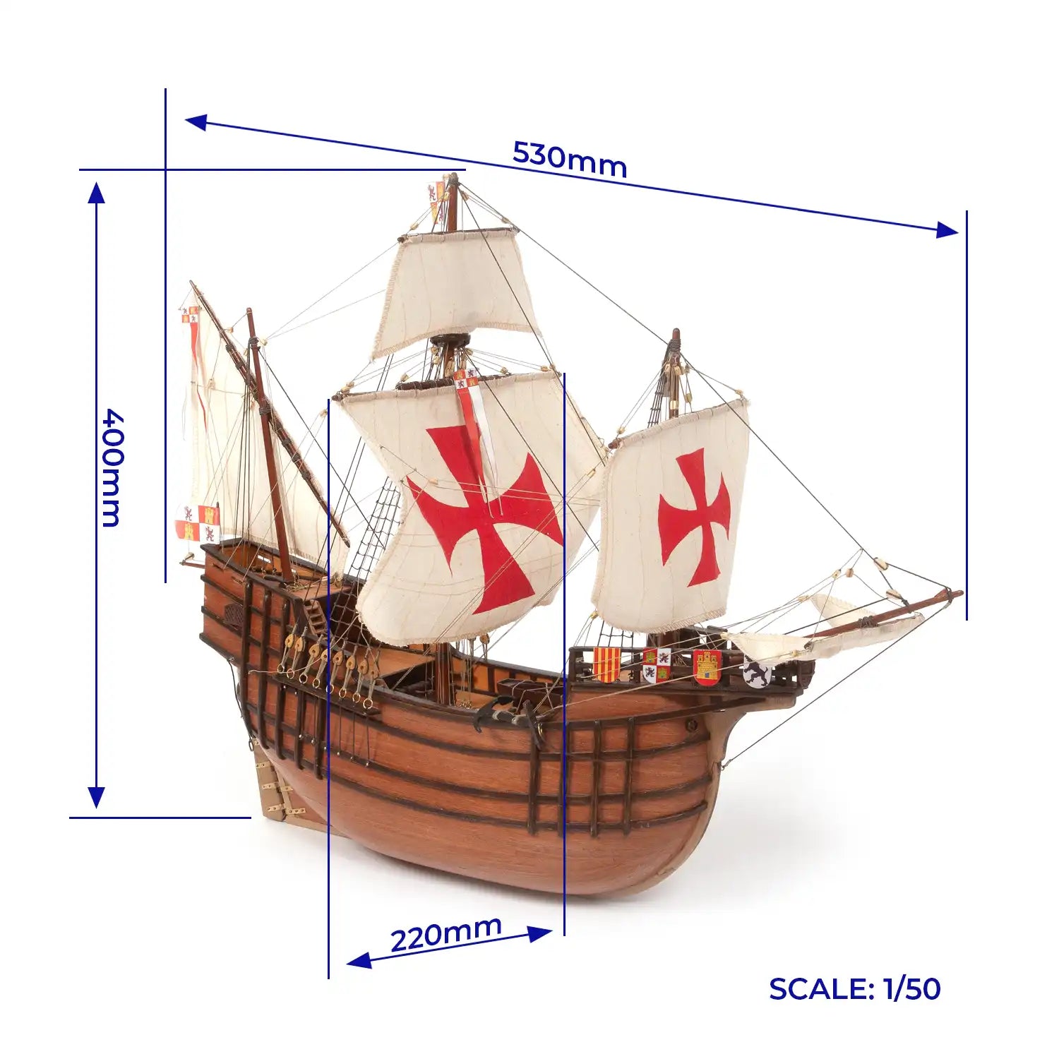 occre-santa-maria-starter-pack-kit-nave-strumenti-e-supporto-base image 5
