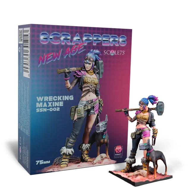 scale75-wrecking-maxine-scrappers-new-age-miniatura-75mm-in-resina image 1