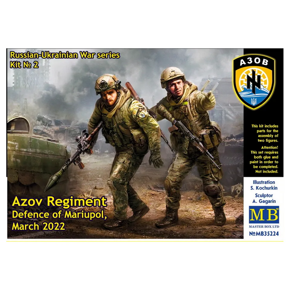 ak-interactive-russian-ukrainian-war-series-kit-2-azov-regiment-defence-of-mariu image 1