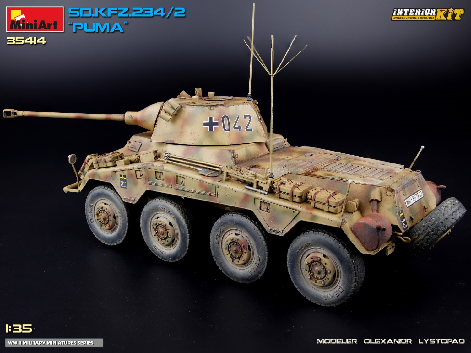 ak-interactive-sd-kfz-234-2-puma-interior-kit-modellismo-1-35 image 4