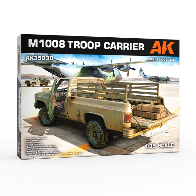 ak-interactive-m1008-troop-carrier-1-35-kit-modellismo-militare image 1