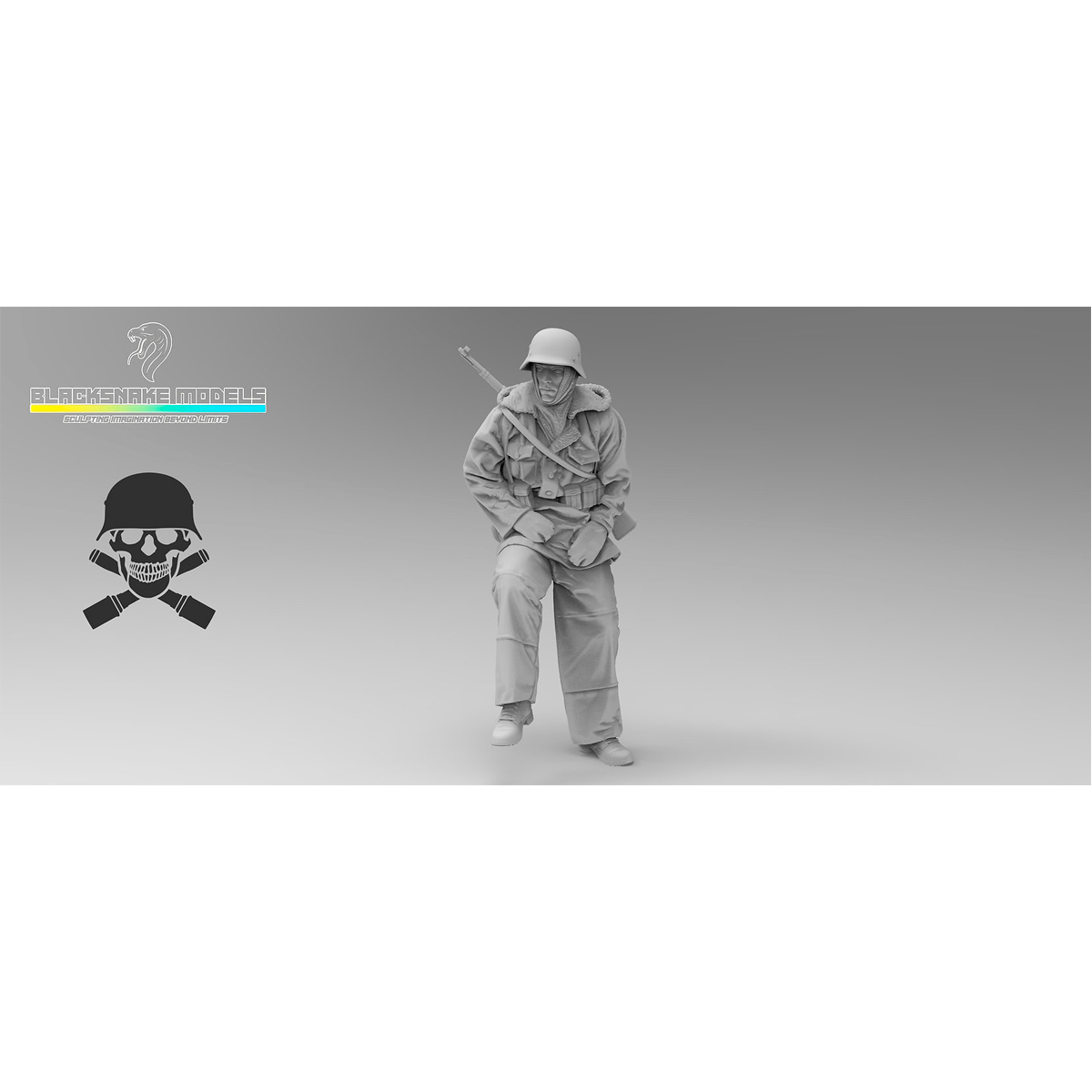 ak-interactive-infantryman-totenkopf-in-uniforme-invernale-e-sidecar-pilot-front image 1