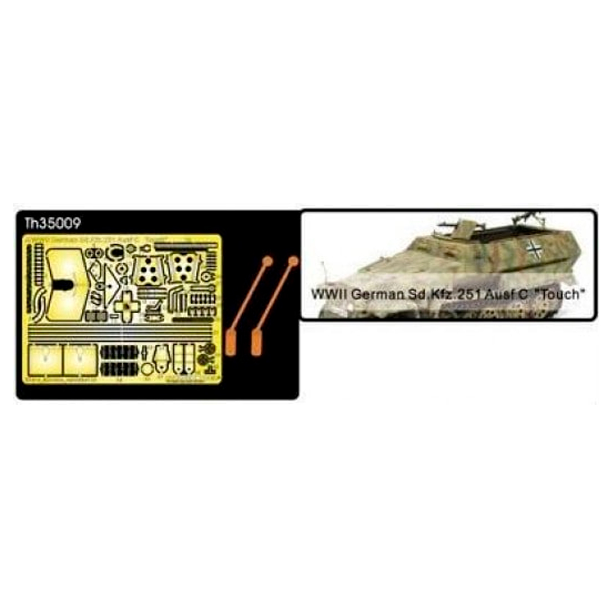 ak-interactive-sd-kfz-251-ausf-c-etching-parts-1-35-fotoincisioni-modellismo image 1