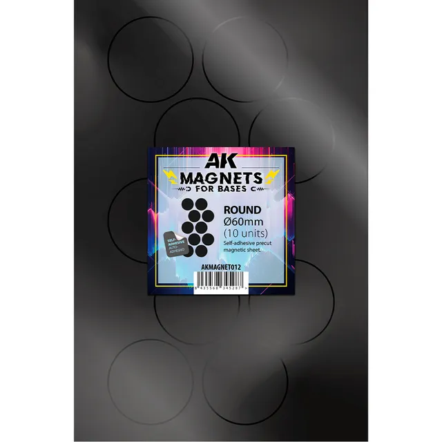 ak-interactive-imanes-redondos-para-peanas-60-mm-10-magneti-circolari-per-basi image 1