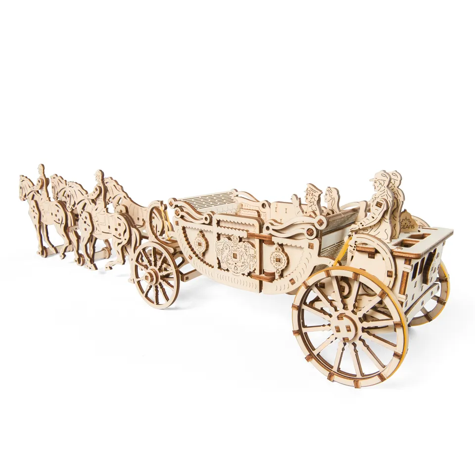 ugears-royal-carriage-carrozza-reale-modello-in-legno image 1