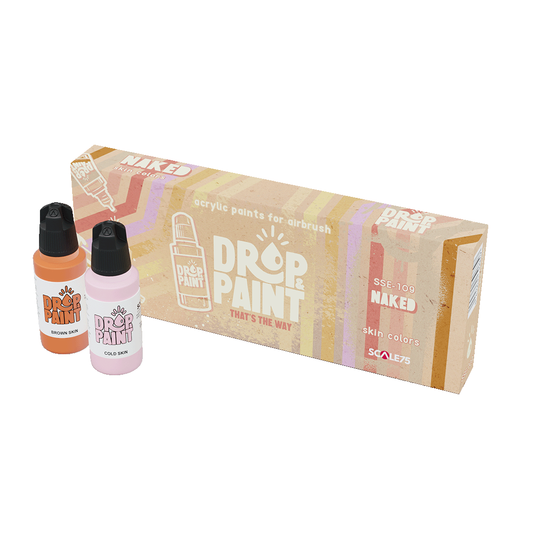 scale75-naked-drop-paint-set-colori-acrilici-per-aerografo image 1