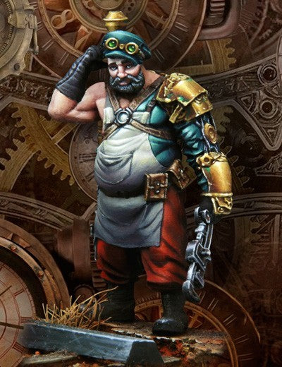 scale75-joe-cassidy-35-mm-miniatura-metallo-bianco-steampunk image 2