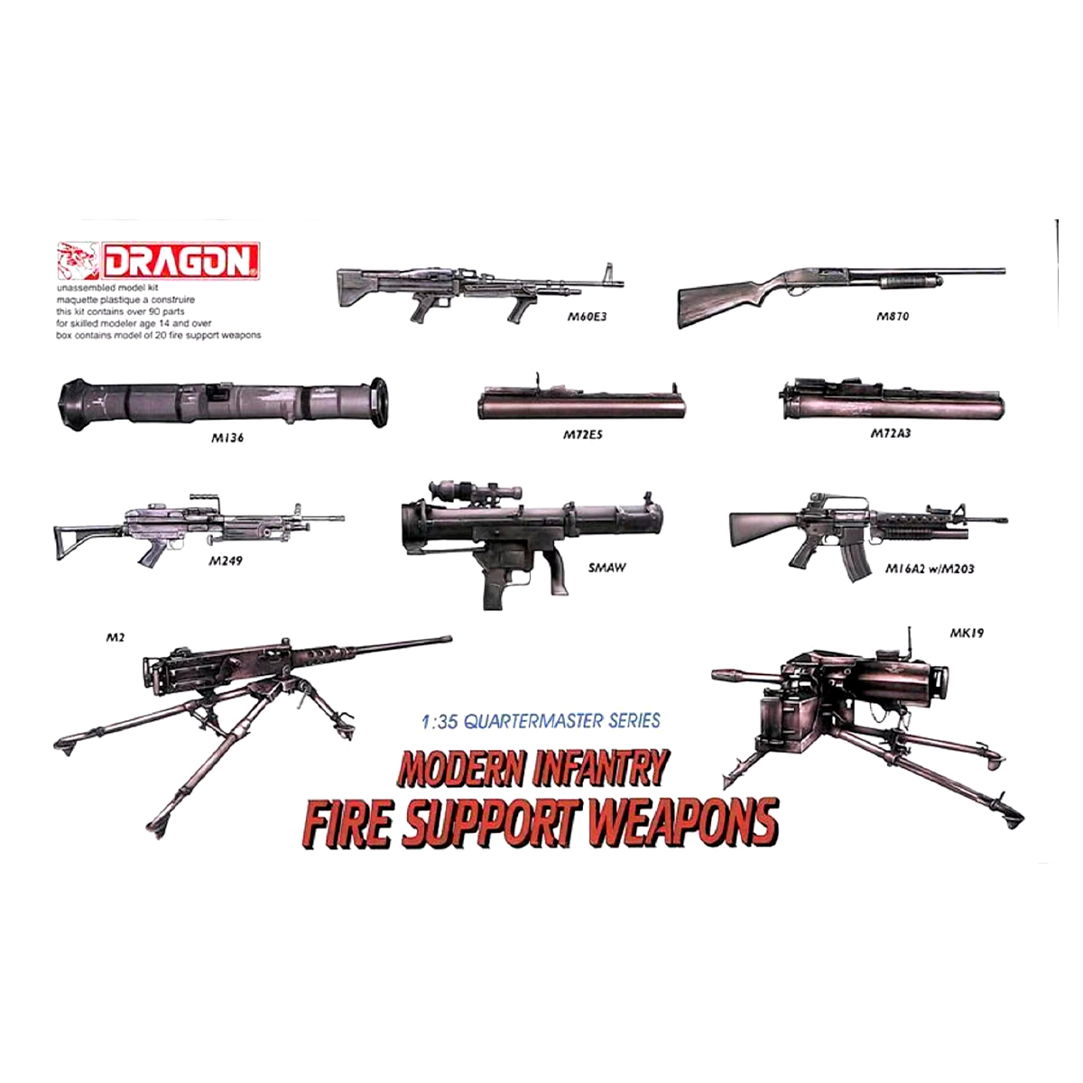 ak-interactive-1-35-modern-infantry-fire-support-weapons-kit-modellismo image 1