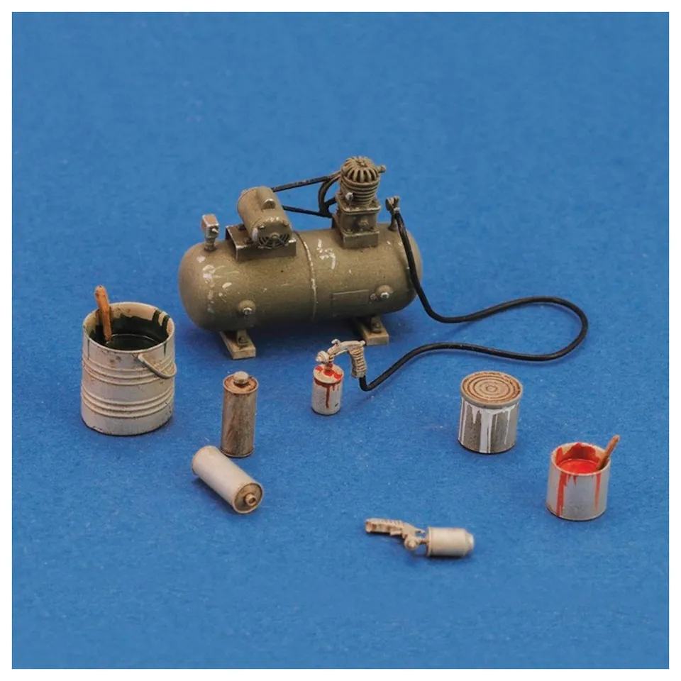 ak-interactive-air-compressor-accessories-1-35-kit-di-modellismo-accessori image 1