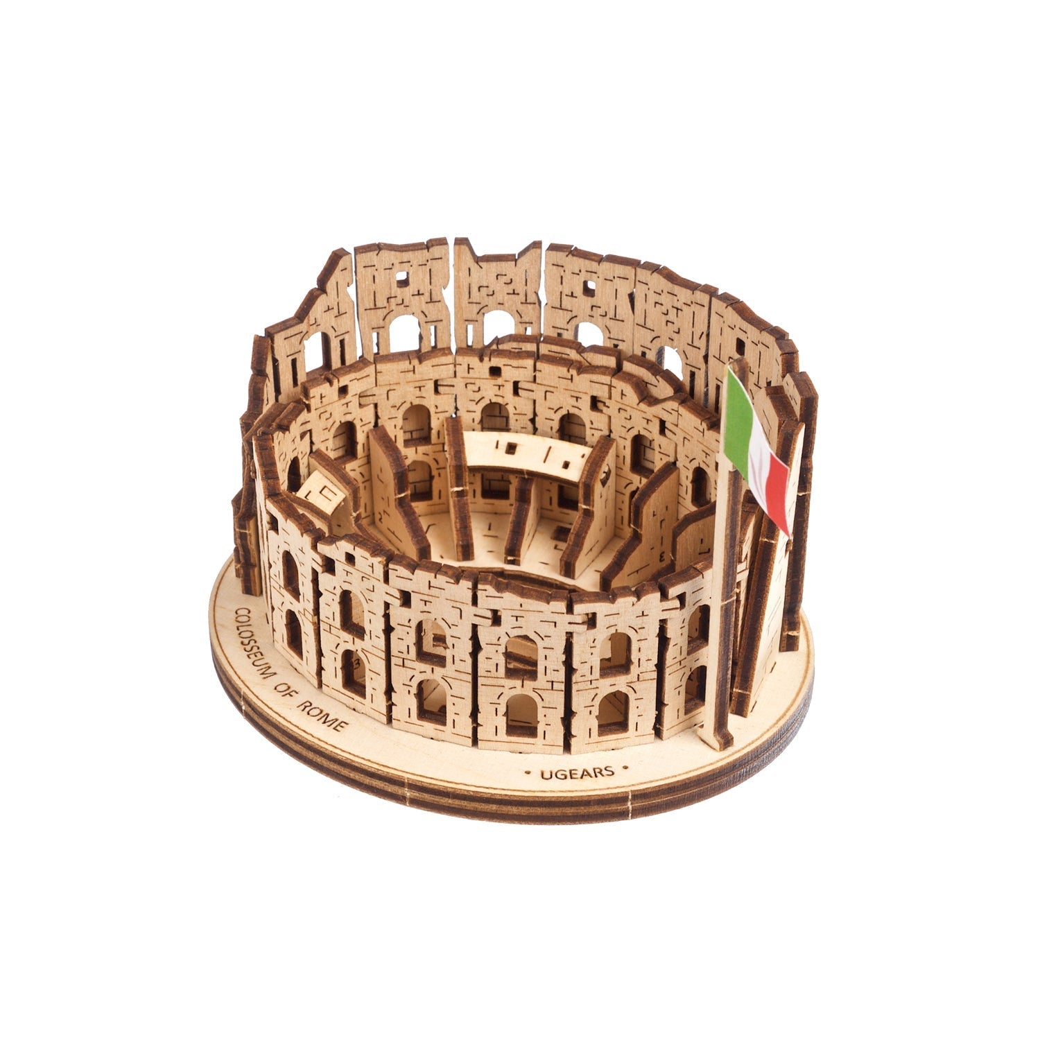 ugears-colosseo-di-roma-modello-3d-in-legno-da-costruire image 2