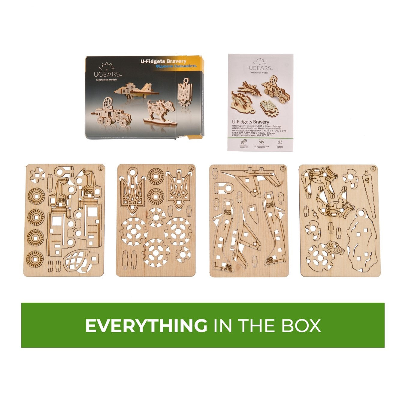 ugears-u-fidgets-bravery-set-4-mini-figurine-meccaniche-in-legno image 8
