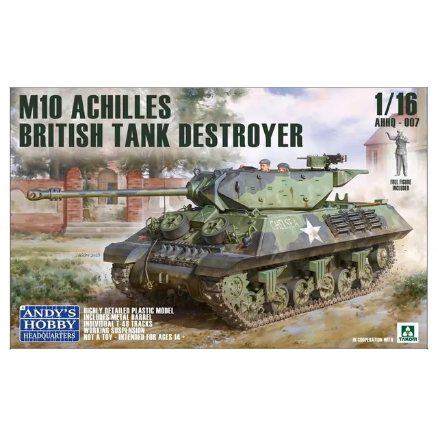 ak-interactive-1-16-british-m10-achilles-iic-tank-destroyer-kit-di-modellismo image 1