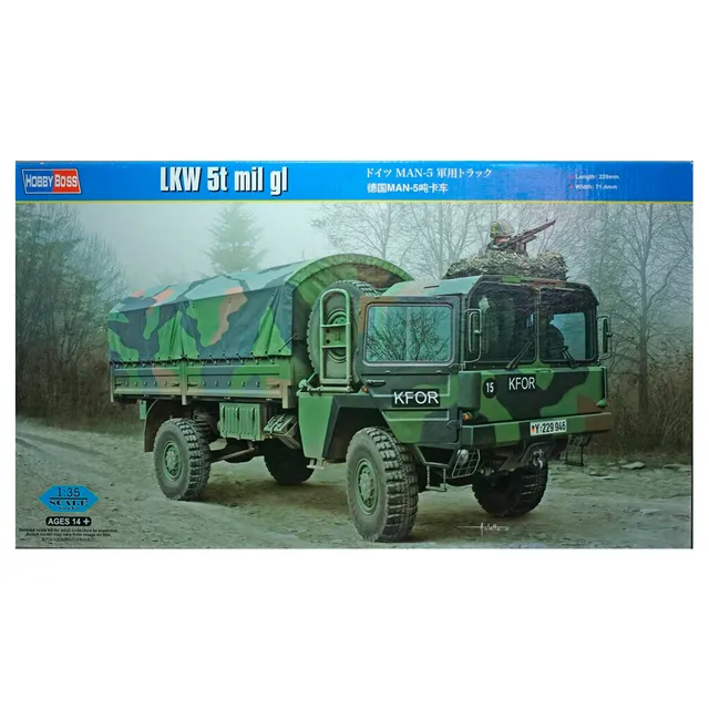 ak-interactive-german-lkw-5t-mil-gl-1-35-kit-camion-militare-tedesco-da-costruir image 1