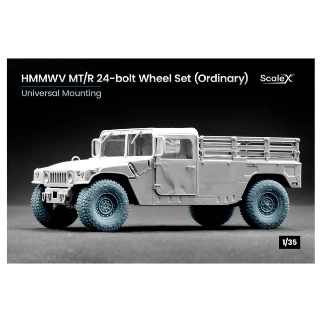 ak-interactive-hmmwv-mt-r-24-bolt-ordinary-wheel-set-1-35-set-ruote-per-humvee image 1