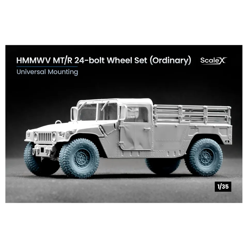 ak-interactive-hmmwv-mt-r-24-bolt-ordinary-wheel-set-1-35-set-ruote-per-humvee image 1