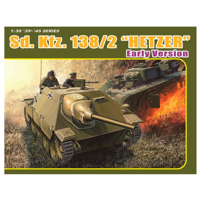 ak-interactive-1-35-jagdpanzer-38-t-hetzer-early-version-kit-carro-armato image 1