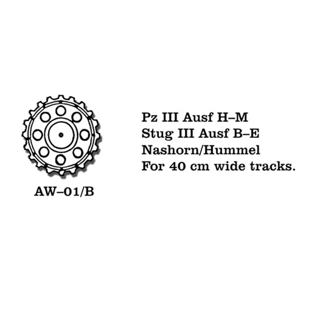 ak-interactive-ruote-metalliche-pz-iii-ausf-h-m-stug-iii-ausf-b-e-nashorn-hummel image 1