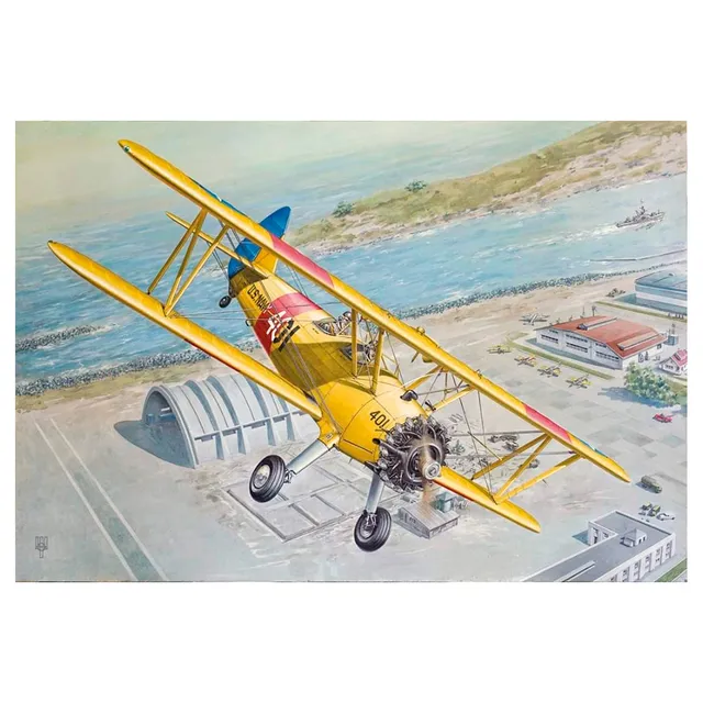 ak-interactive-1-32-boeing-stearman-pt-13-n2s-2-n2s-5-kaydet-kit-modellismo image 1