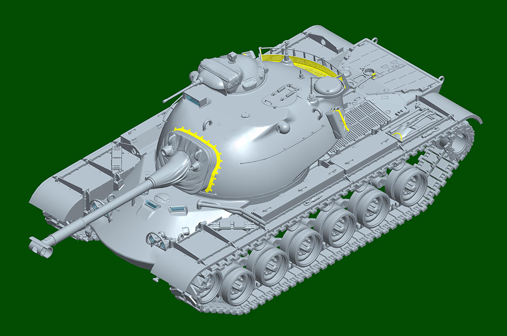 ak-interactive-m48a1-mbt-1-35-kit-modellismo-carro-armato-patton-da-costruire-e- image 4