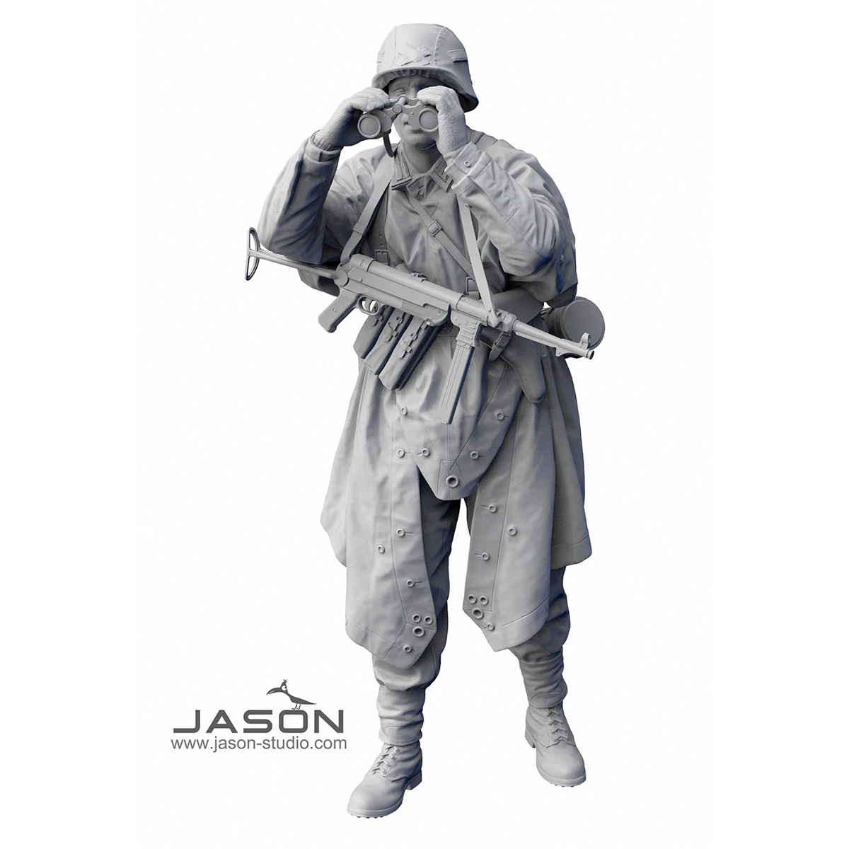 ak-interactive-comandante-tedesco-wwii-figura-in-scala-1-16-per-modellismo image 2