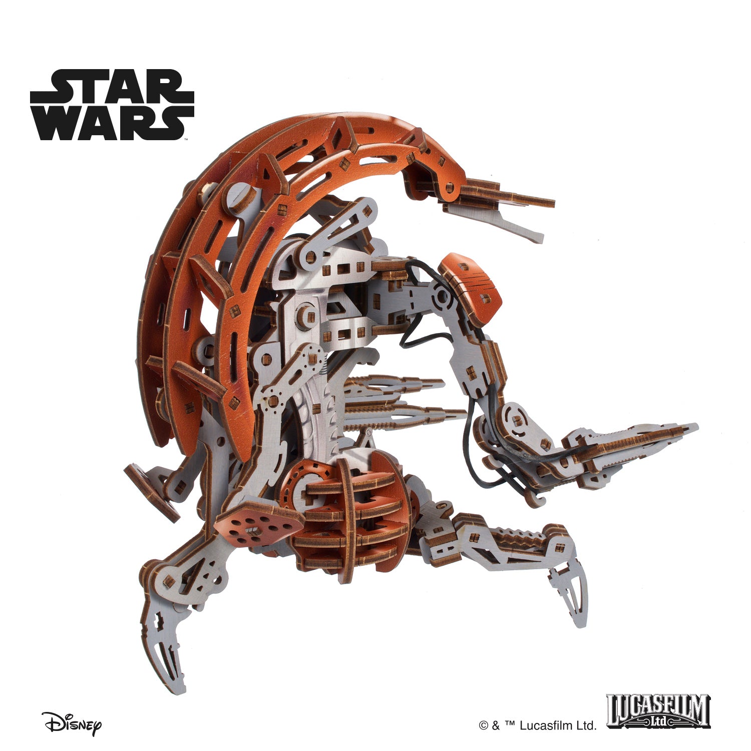 ugears-droideka-star-wars-kit-di-modellismo-meccanico-in-legno image 5