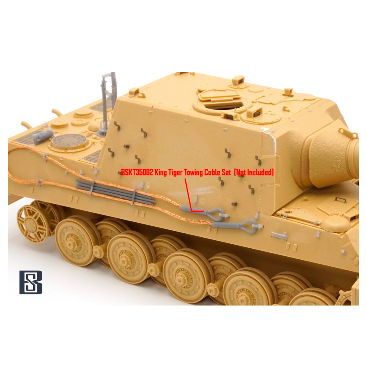 ak-interactive-set-di-dettaglio-jagdtiger-1-35-con-supporto-mitragliatrice image 7